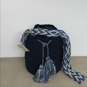 Wayuu Tribe crossbody bag navy